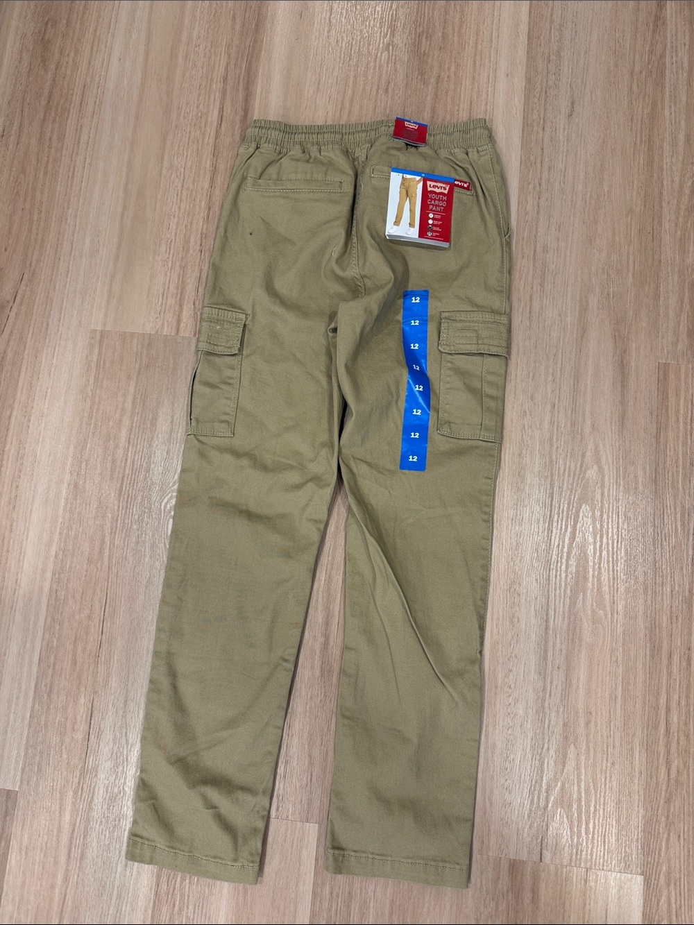 Levi's boys cargo 12 tan cargo pants